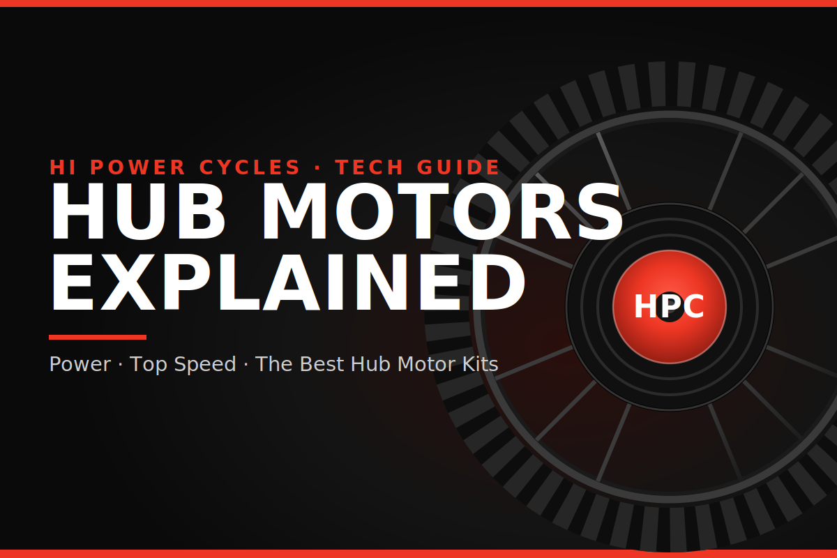 Ebike Hub Motors Explained: Power, Top Speed, and the Best Hub Motor Kits