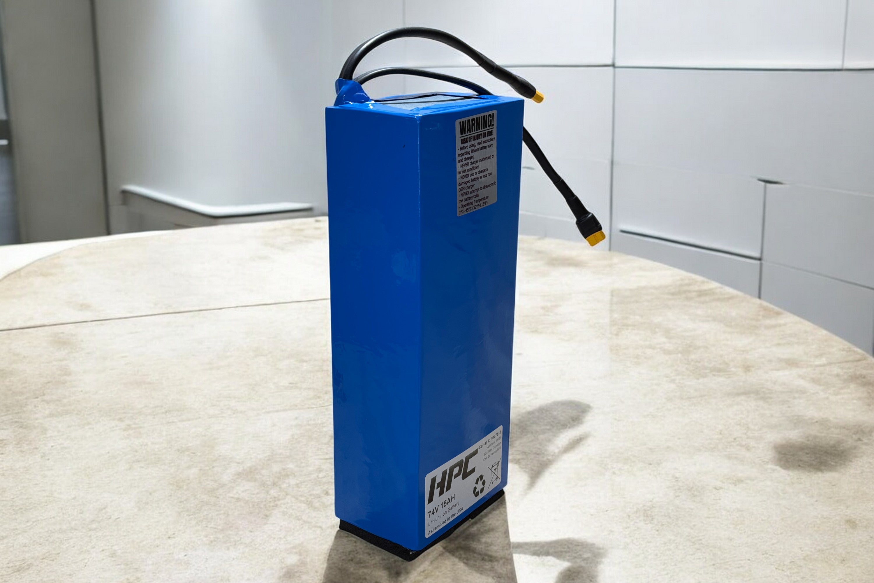 74V 15AH (20S) Lithium Battery System Hi Power Cycles