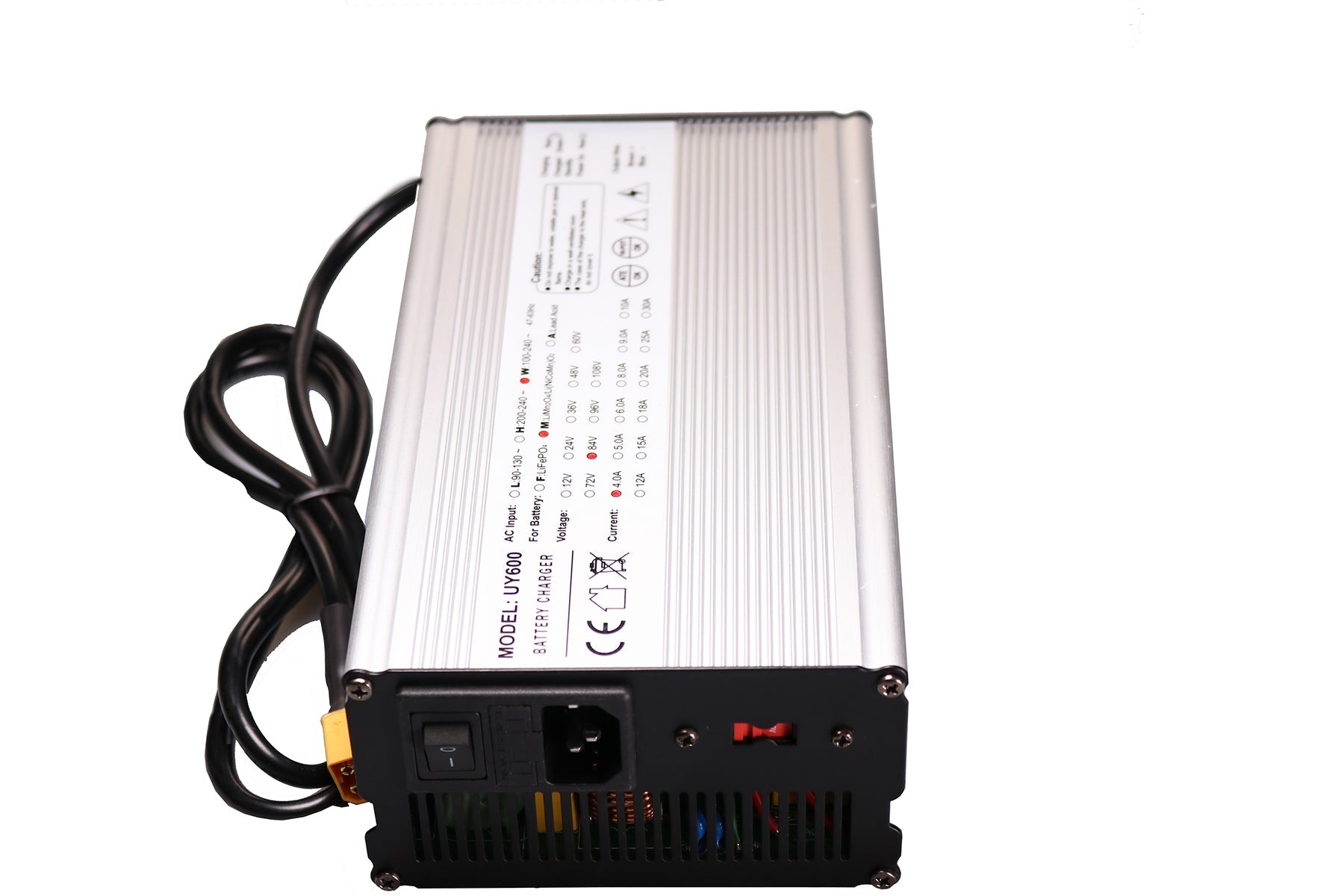 84v 23S Intelligent Lithium Smart Charger (96.6V Output) Hi Power Cycles