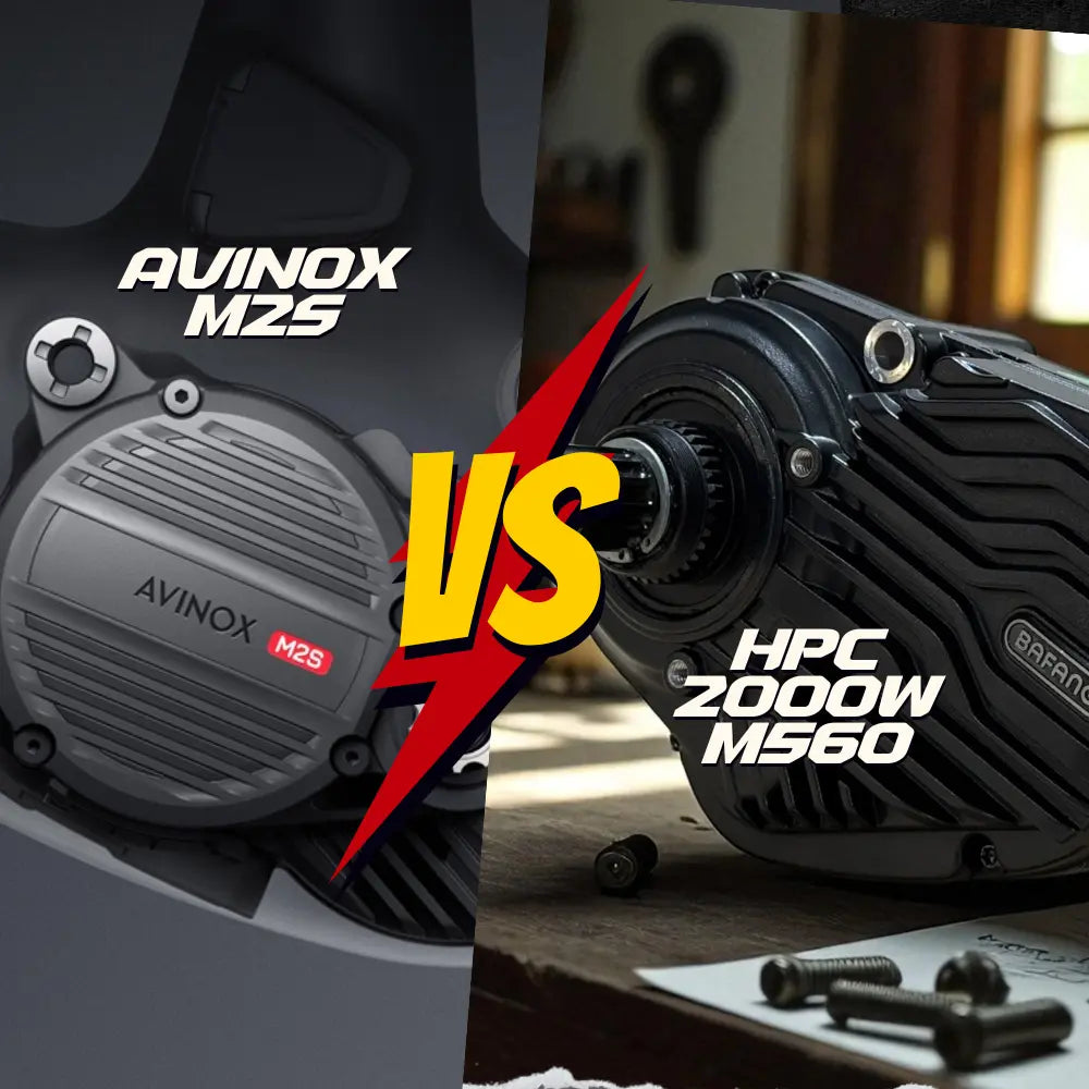 HPC Custom 2000W Bafang M560 vs DJI Avinox M2S: More Power, More Range, Better Support Hi Power Cycles