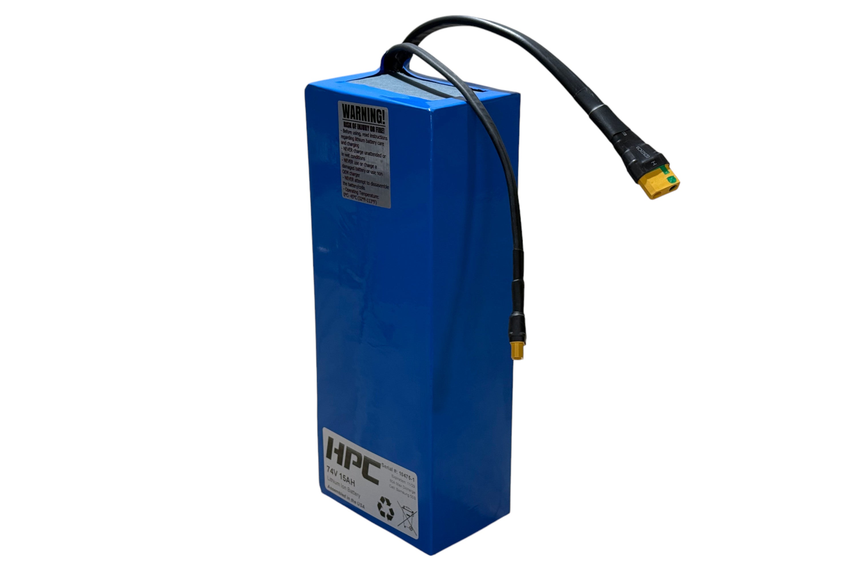 74V 15AH (20S) Lithium Battery System