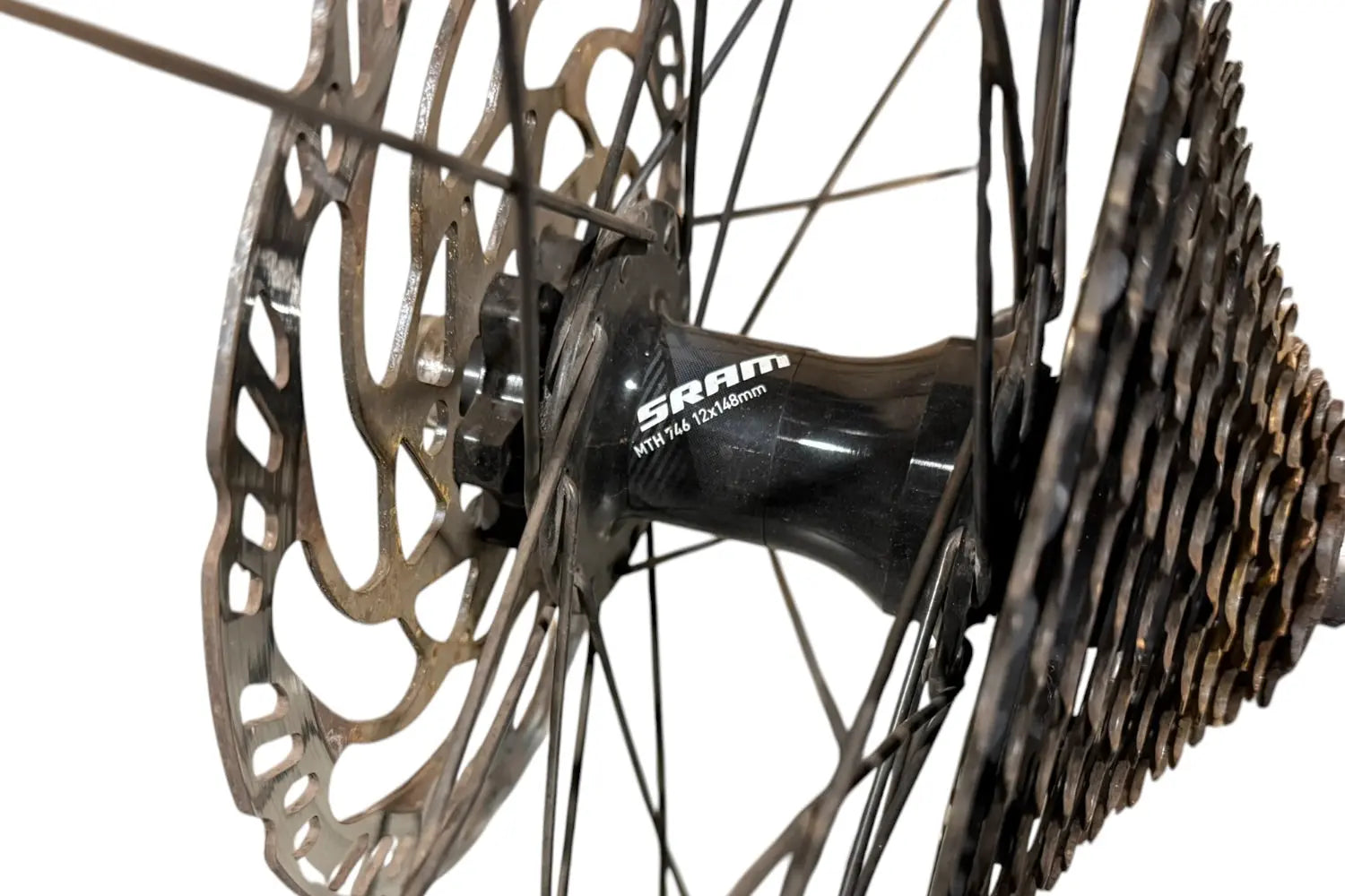 SRAM 716 12x148 Boost rear hub – hand-built HPC Scout wheel – Hi Power Cycles