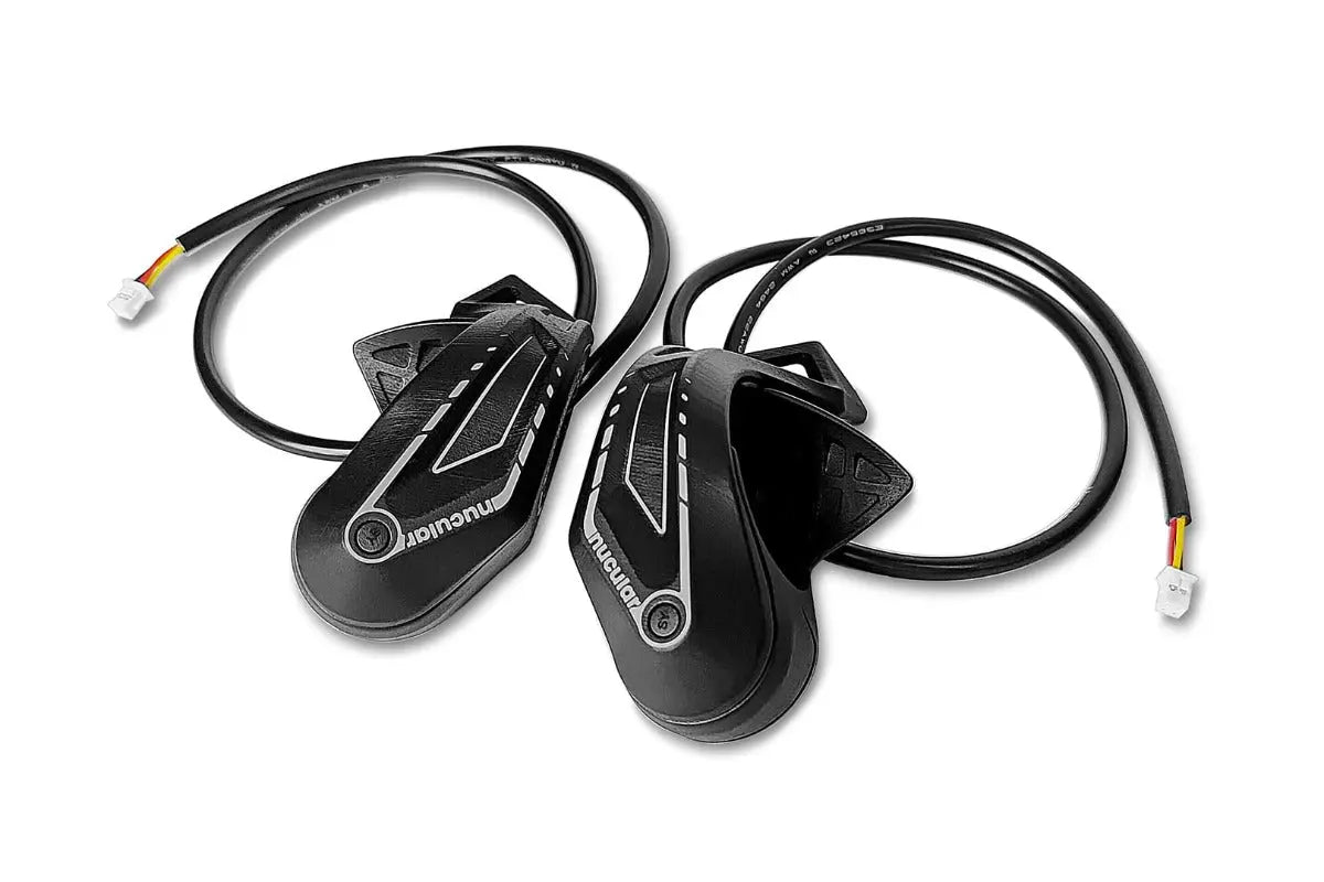 Nucular Ergonomic Thumb Throttle pair with interchangeable levers
