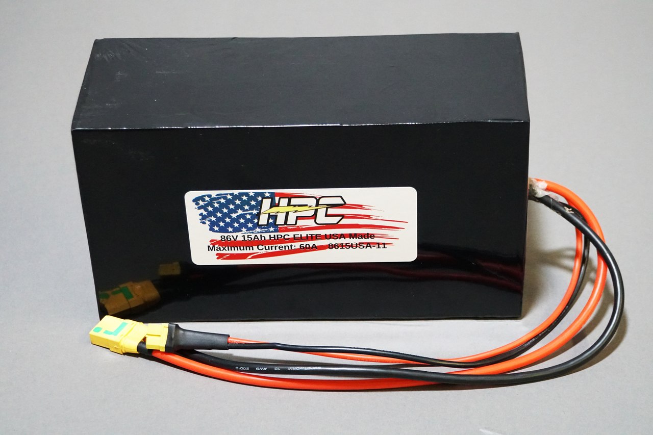 NEW! 86V 15Ah HPC ELITE USA MADE Battery System Hi Power Cycles