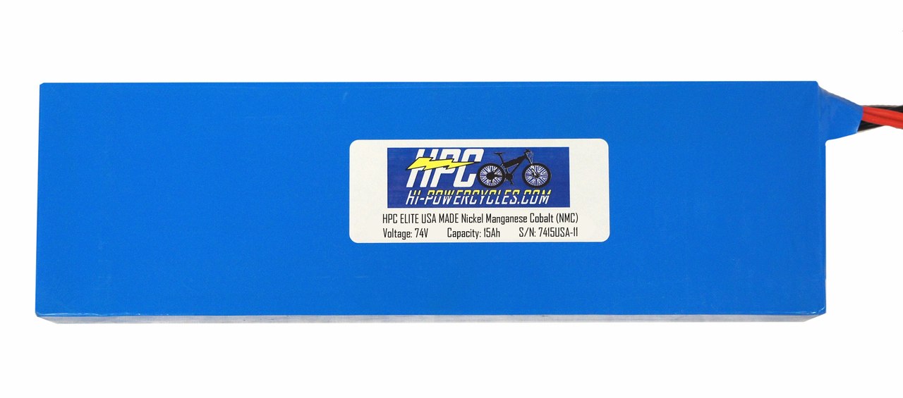 NEW! 74V 15Ah ELITE USA MADE Battery System Hi Power Cycles